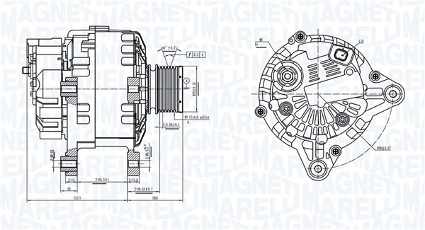 Magneti Marelli Alternator/Dynamo 063739064010