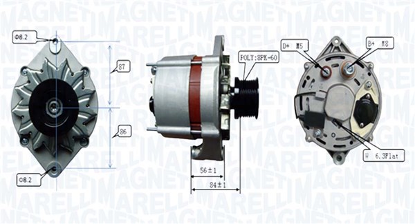 Magneti Marelli Dynamo / Alternator 063739067010