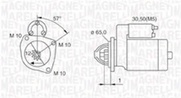 Magneti Marelli Starter 063721252010