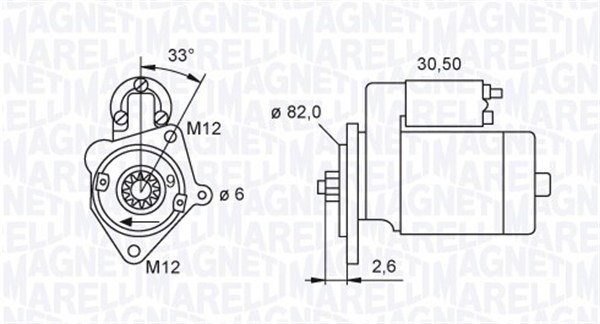 Magneti Marelli Starter 063721392010