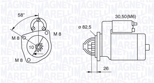 Magneti Marelli Starter 063521101250