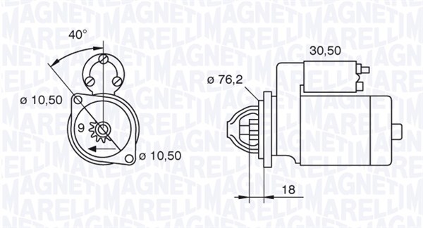 Magneti Marelli Starter 063521070620