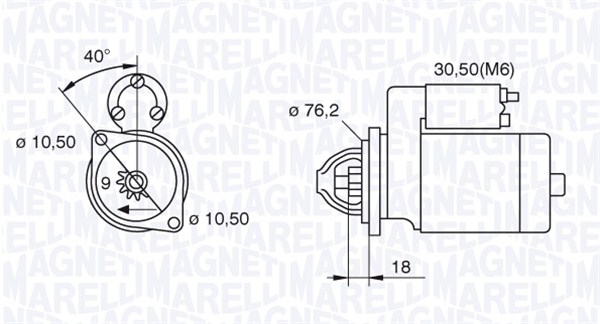 Magneti Marelli Starter 063521074300