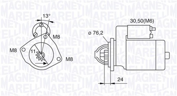 Magneti Marelli Starter 063521090110