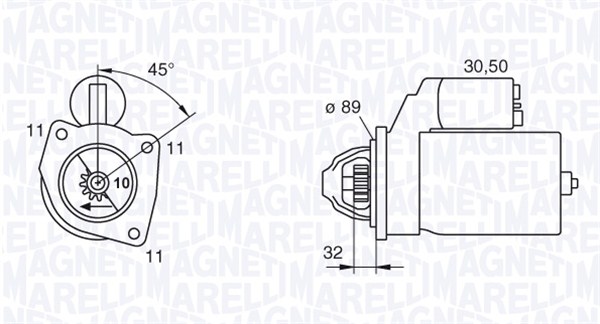 Magneti Marelli Starter 063227592010