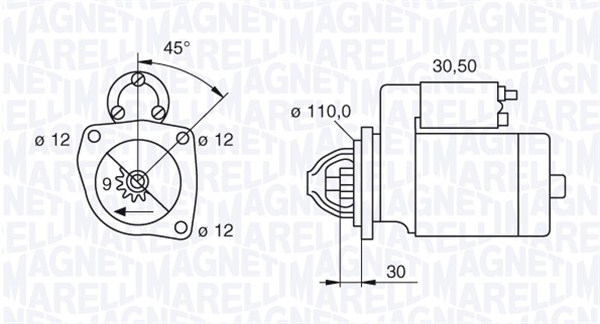 Magneti Marelli Starter 063522310110