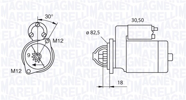 Magneti Marelli Starter 063521101380