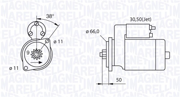 Magneti Marelli Starter 063521240220