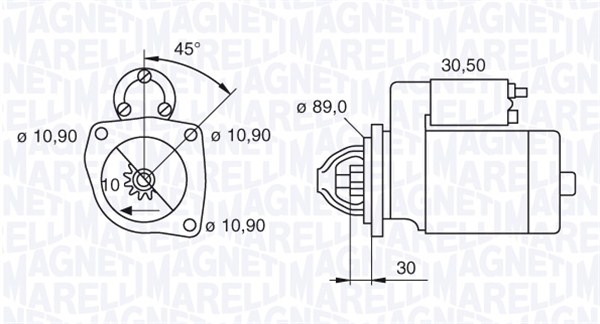 Magneti Marelli Starter 063522630200