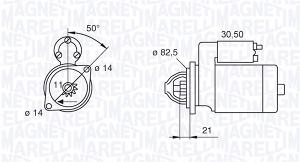 Magneti Marelli Starter 063207138010