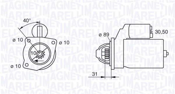 Magneti Marelli Starter 063227599010