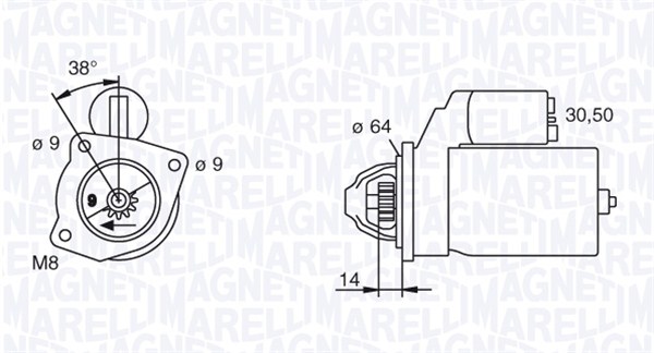 Magneti Marelli Starter 063102003010