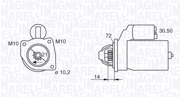 Magneti Marelli Starter 063280006010