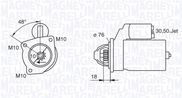 Magneti Marelli Starter 063280008010