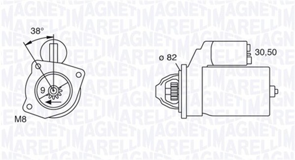 Magneti Marelli Starter 063114014010