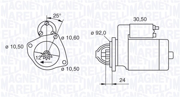 Magneti Marelli Starter 063280020010