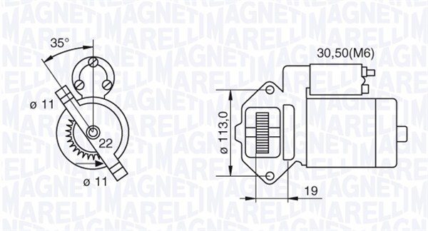 Magneti Marelli Starter 063280031010