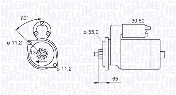 Magneti Marelli Starter 063280051010