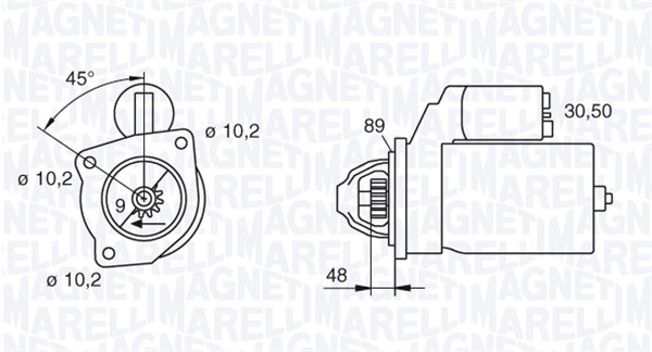 Magneti Marelli Starter 063206834010