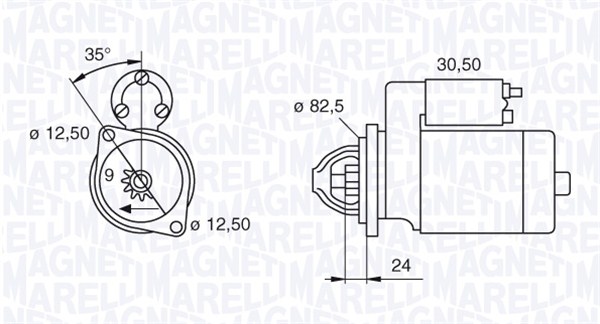 Magneti Marelli Starter 063296843010