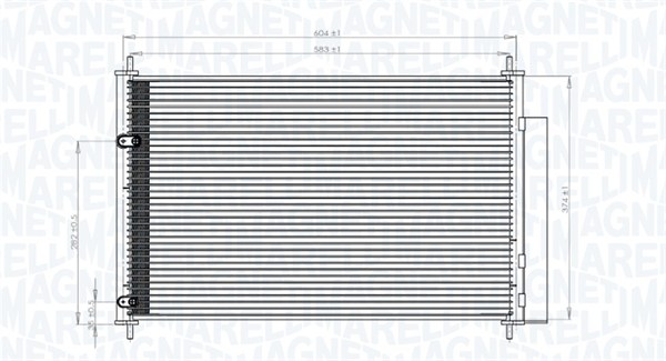 Magneti Marelli Airco condensor 350203767000