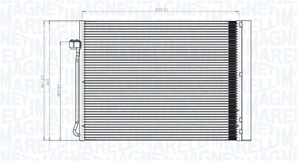 Magneti Marelli Airco condensor 350203795000