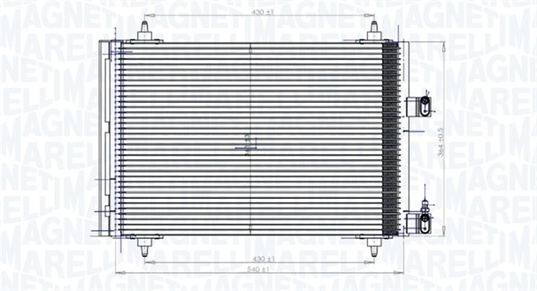 Magneti Marelli Airco condensor 350203849000