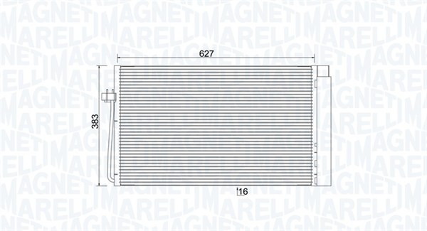 Magneti Marelli Airco condensor 350203899000