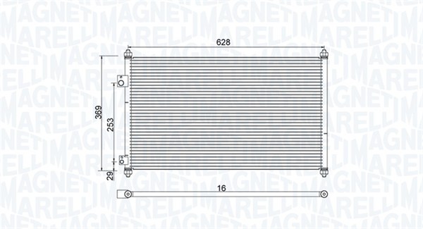 Magneti Marelli Airco condensor 350203933000