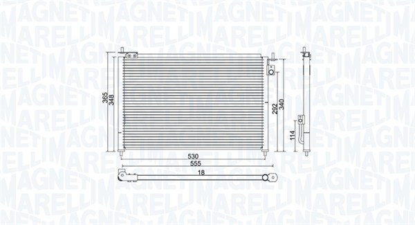 Magneti Marelli Airco condensor 350203937000