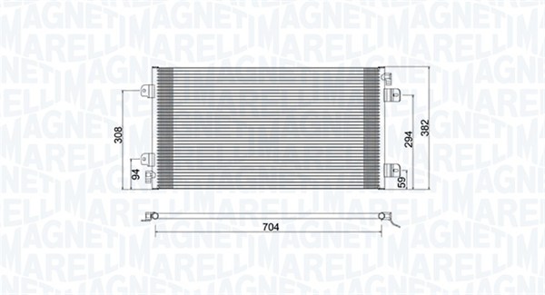 Magneti Marelli Airco condensor 350203941000