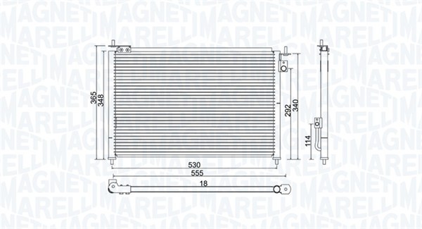 Magneti Marelli Airco condensor 350203971000