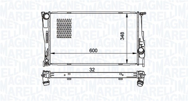 Magneti Marelli Radiateur 350213157500