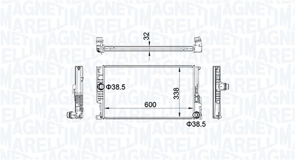 Magneti Marelli Radiateur 350213159600