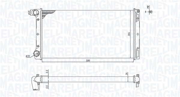 Magneti Marelli Radiateur 350213168000