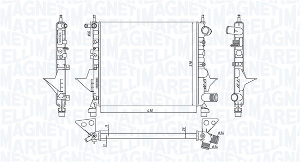 Magneti Marelli Radiateur 350213171800