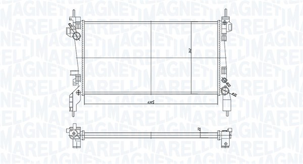 Magneti Marelli Radiateur 350213172600