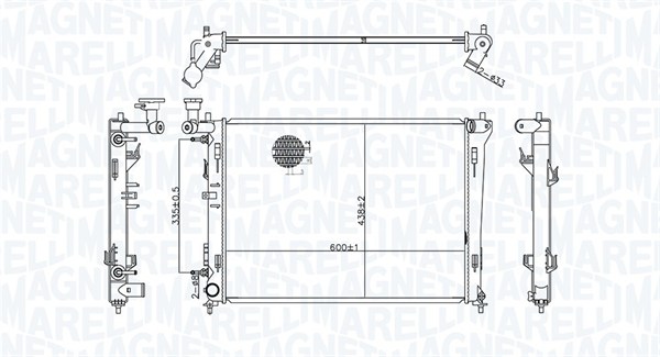 Magneti Marelli Radiateur 350213176600