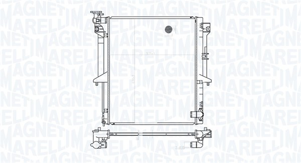 Magneti Marelli Radiateur 350213177300