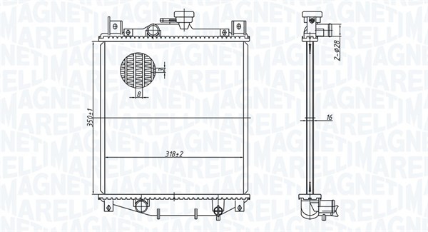 Magneti Marelli Radiateur 350213178400