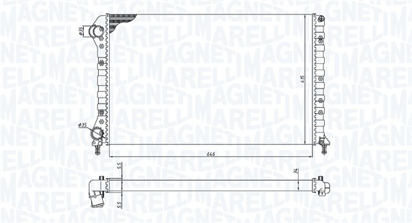 Magneti Marelli Radiateur 350213179000