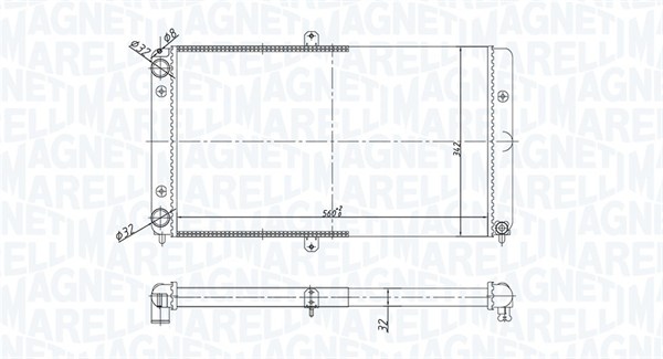 Magneti Marelli Radiateur 350213180700