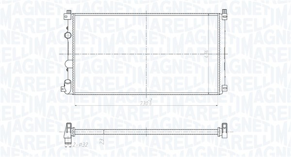Magneti Marelli Radiateur 350213181500
