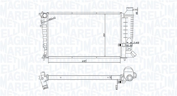 Magneti Marelli Radiateur 350213181800