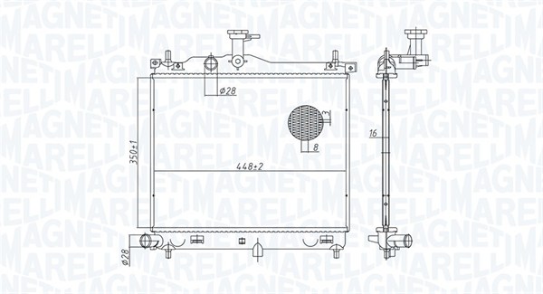 Magneti Marelli Radiateur 350213182900