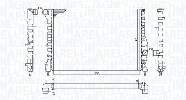 Magneti Marelli Radiateur 350213184200