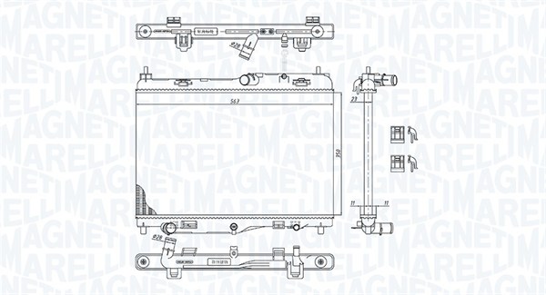 Magneti Marelli Radiateur 350213184800