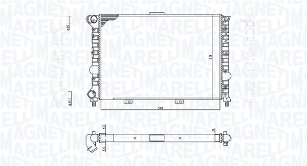 Magneti Marelli Radiateur 350213184900