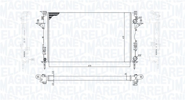 Magneti Marelli Radiateur 350213185800