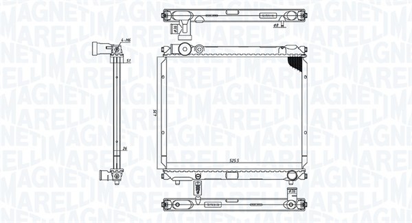 Magneti Marelli Radiateur 350213185900